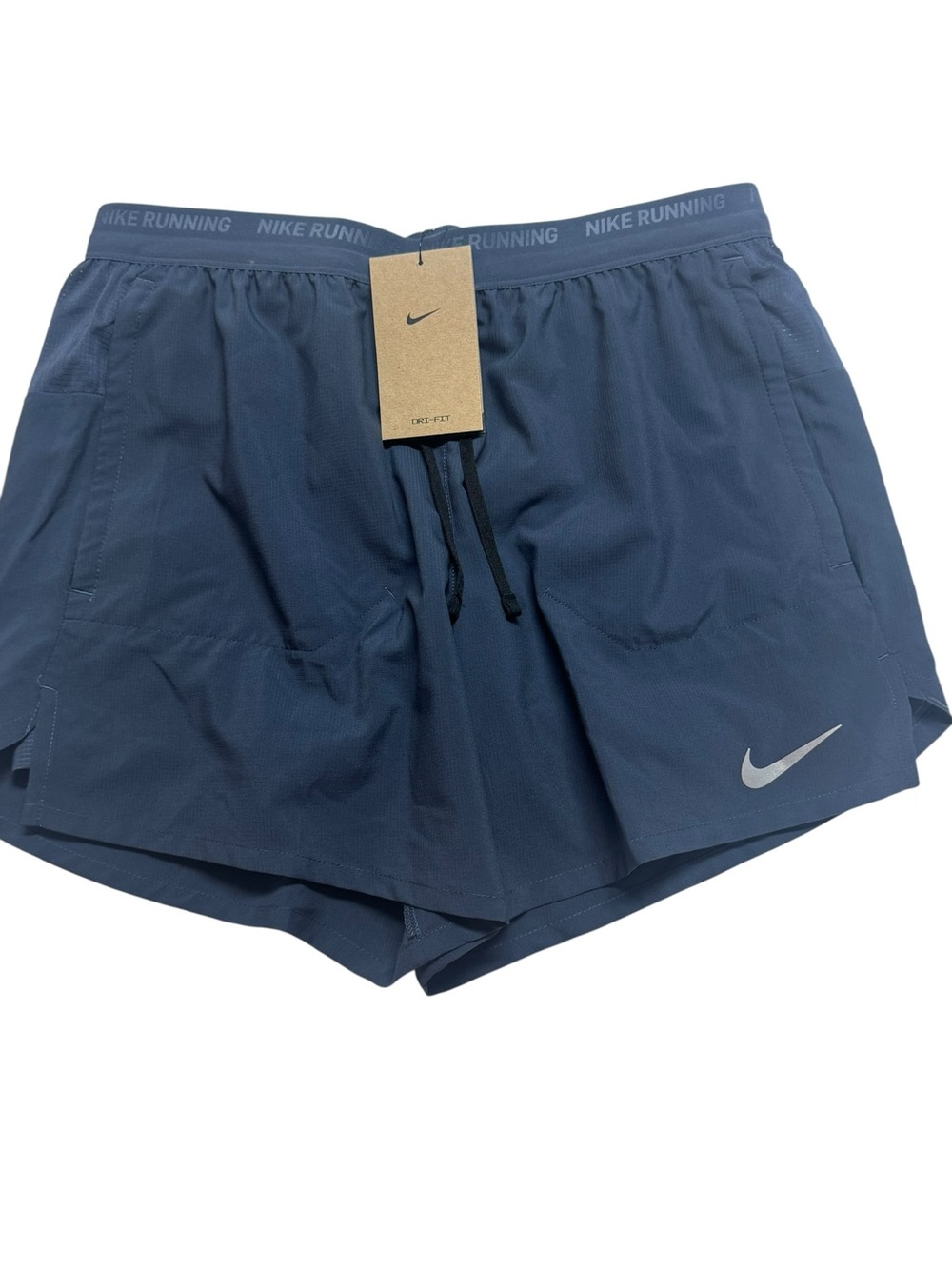 Nike 5” Dri Fit Stride 2 in 1 Blue Running Shorts FN2992 437 Men’s Size Medium